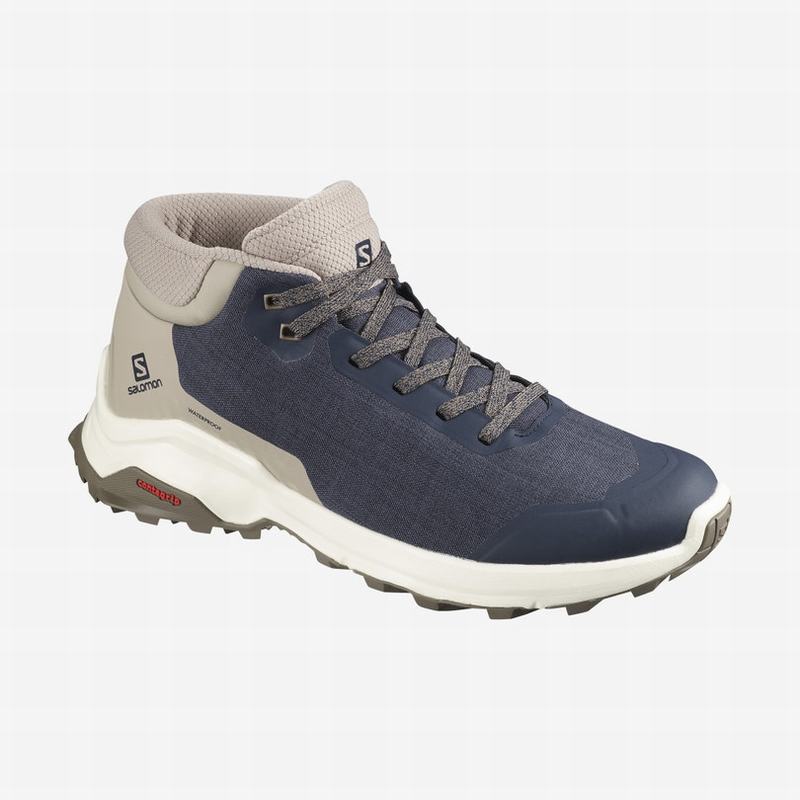 Botas De Invierno Salomon Hombre Azul Marino - Salomon Argentina X REVEAL CHUKKA CLIMASALOMON™ IMPER